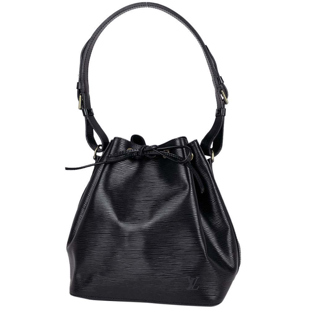 Louis Vuitton Petit Noe Shawl Drawstring Epi Noir Black Shoulder Bag